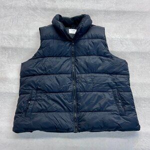 OLD NAVY Men's Puffy Black Vest --- Size XXL --- Great Condition!!
